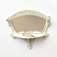 Art Nouveau Shelf Mirror